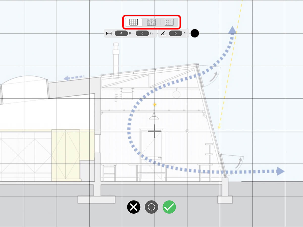 for grid drawing with measurements