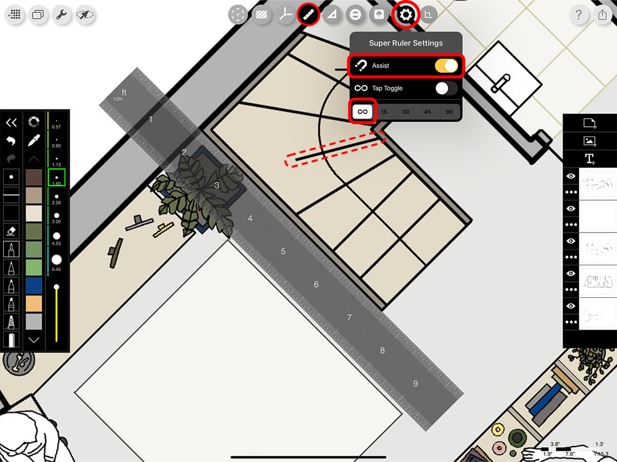 Sketch on 3D Models: View Setup - Morpholio Trace User Guide