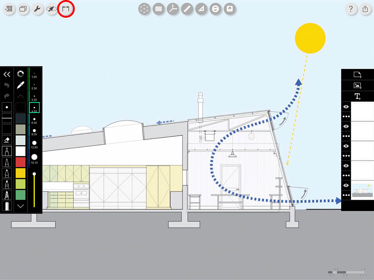 Sketch on 3D Models: View Setup - Morpholio Trace User Guide