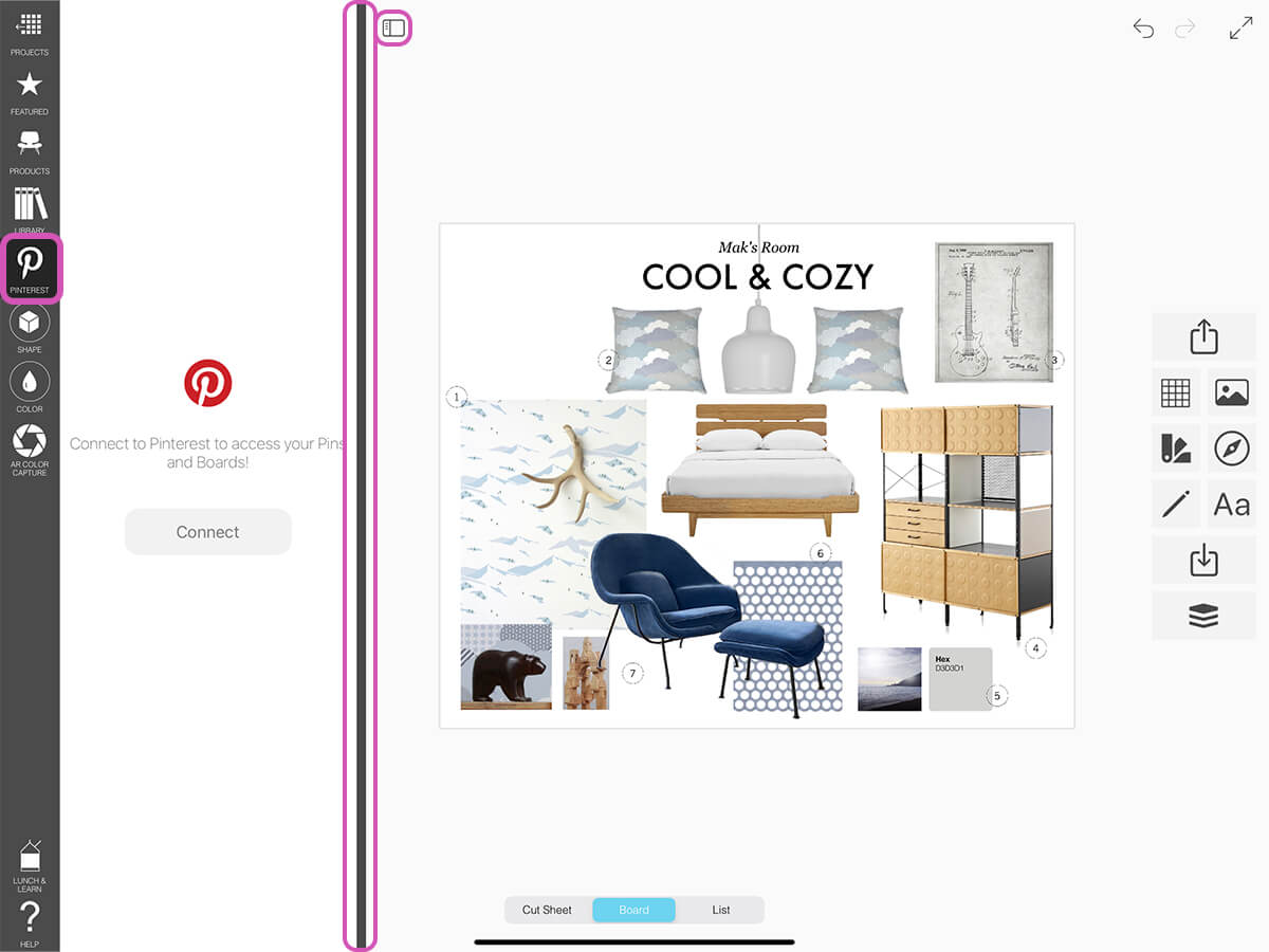 Pinterest Portal: Overview - Morpholio Board User Guide