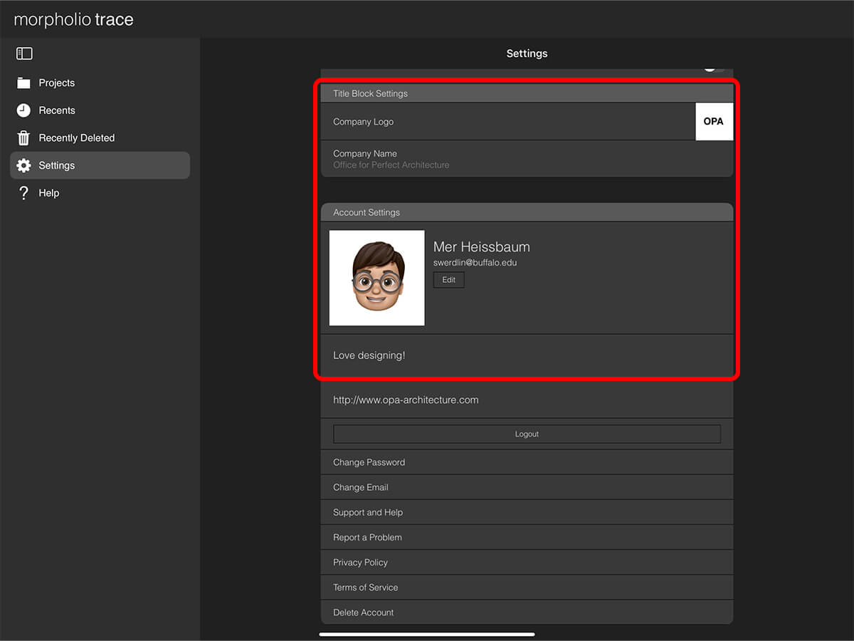 Sketch on 3D Models: View Setup - Morpholio Trace User Guide