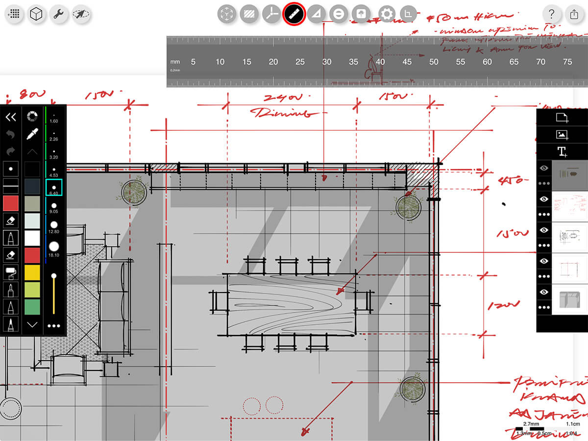 Sketch on 3D Models: View Setup - Morpholio Trace User Guide