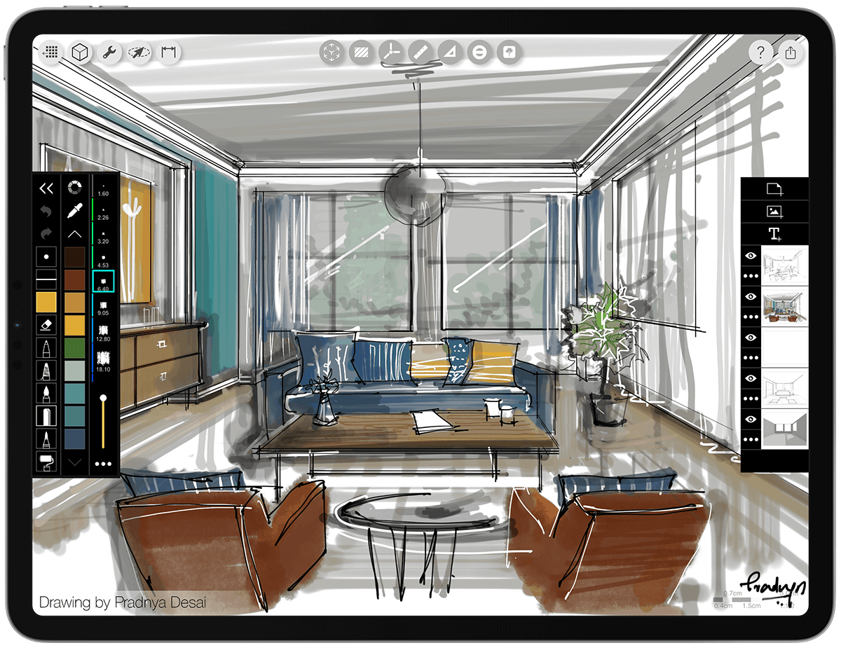 Sketch on 3D Models: View Setup - Morpholio Trace User Guide