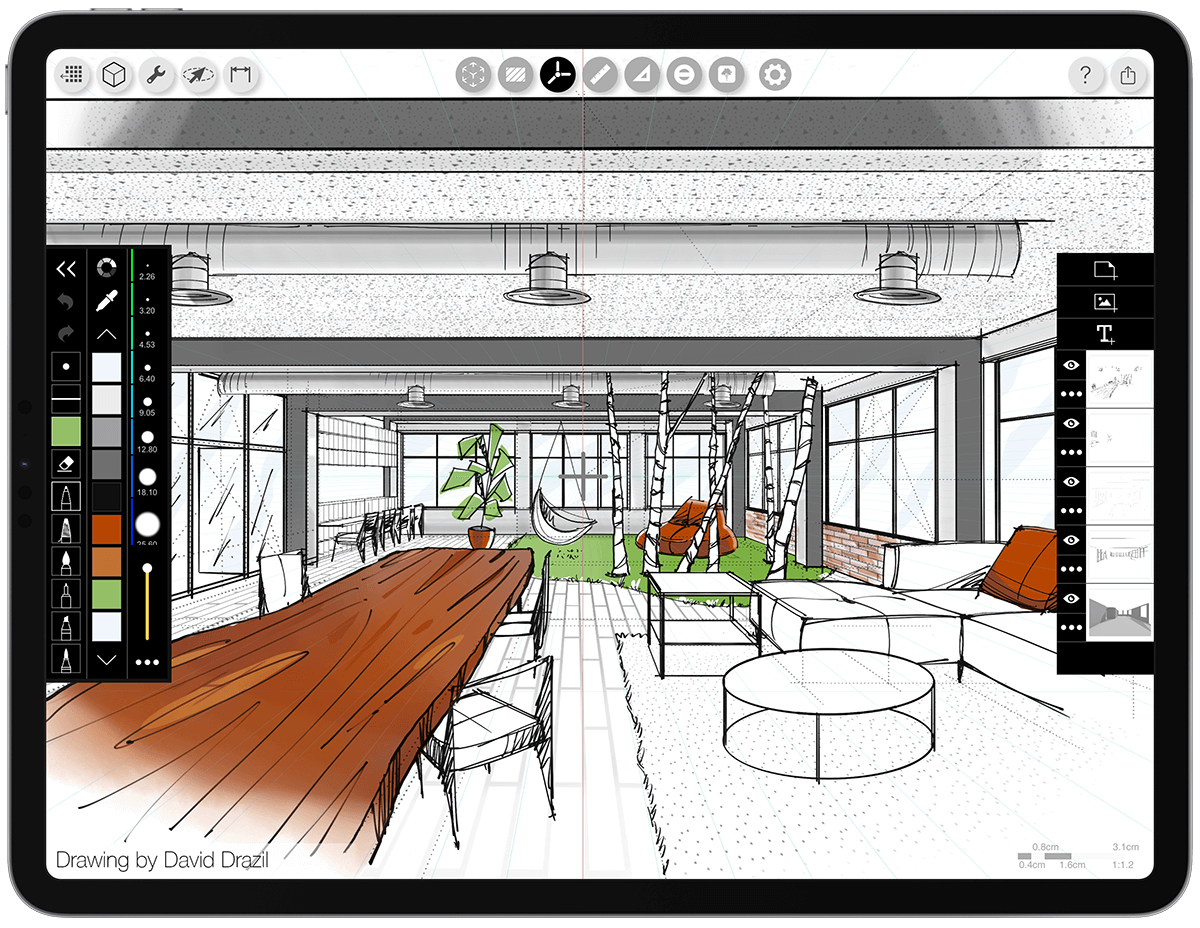 Sketch on 3D Models: View Setup - Morpholio Trace User Guide