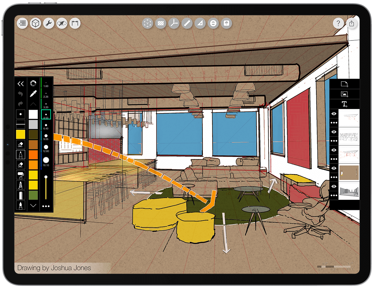 Sketch on 3D Models: View Setup - Morpholio Trace User Guide